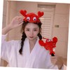 WOONEKY 2pcs Cute Lobster Crab Headbands Cartoon Hair Accessories for