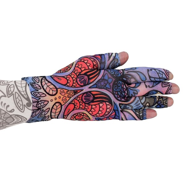 Lymphedivas Birds of Paradise Medical Graduated Compression Glove for Lymphedema