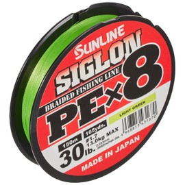 Sunline Siglon Braid Pe X8 Light Green 0.223 mm 13 kg 150 m
