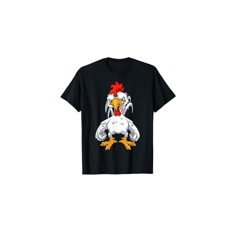 Funny Cartoon Chicken Character For Kids T-Shirt