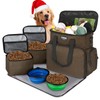 Goloni Dog Travel Bag, Weekend Dog Bag Travel Set for