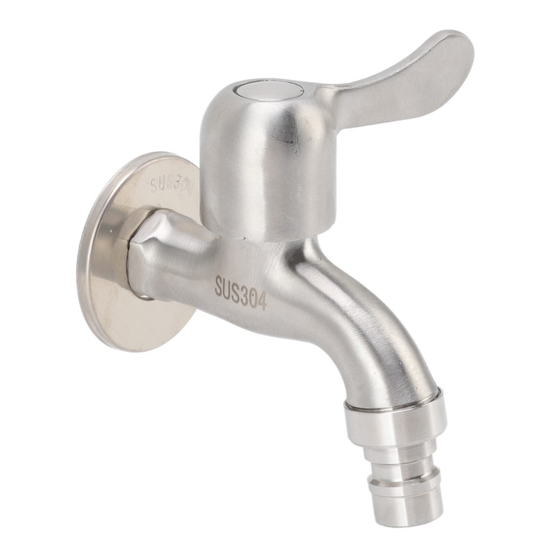 G1/2 Washing Machine Tap Leakage Proof Cold Water Stainless Steel