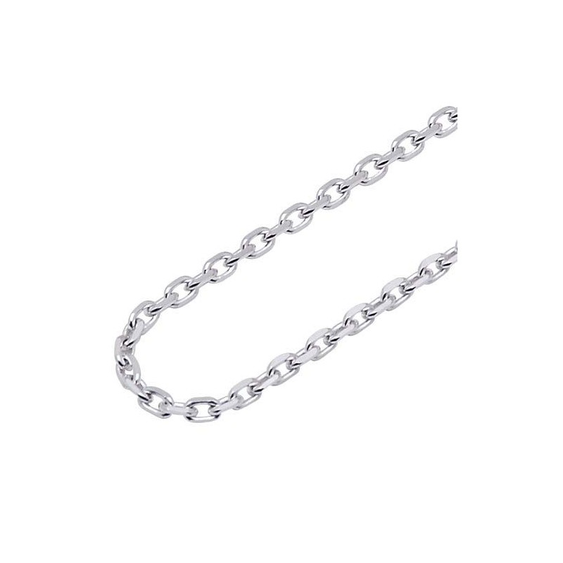 The Kiss SK4055-40 (40cm) Silver Azuki Chain