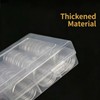100 Pcs 30mm Coin Capsules with 5 Sizes EVA Foam