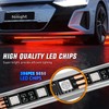 Nilight 4Pcs Aluminum Underglow Neon Accent Strip Lights 396 LEDs