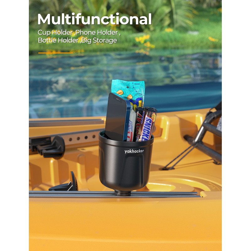 YAKHACKER Multi-Functional Cup Holder, Bottle Holder, Phone Holder, Drink Holder,