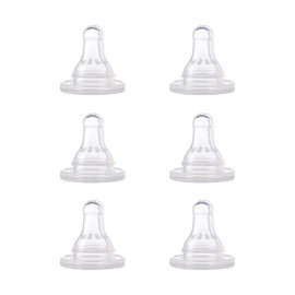 First Essentials By NUK Nipple, Fast Flow, 6 Pack