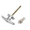 X AUTOHAUX 1 Set Garage Door T-Handle Lock Kit Shed