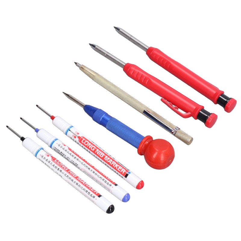 Center Punch Marking Scribing Pen Refill Hole Positioning Tool Set