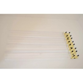 CNH American Mahjong Rack ,18 inch Racks, Western Mahjong Style Racks Clear Lucite