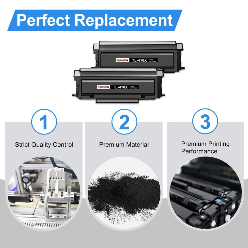 HenceBuy Compatible for TL-410X TL-410 TL-410H Toner Cartridges for P3302DW
