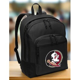 Broad Bay Florida State Backpack - MEDIUM SIZE - FSU Logo Classic Style Backpack - Lightweight - Laptop Sleeve - Durable