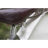 London Craftwork Leather Saddle Bag for Brompton in White