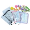 Binder Sealing Book, Seal Storage, A7, Purple, 6-Hole Binder, Card
