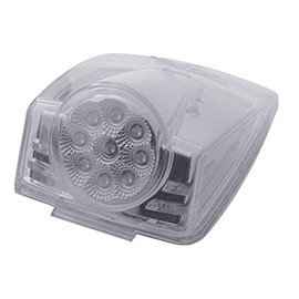 19 Led Reflector Square Cab Light - Amber Led/Clear Lens