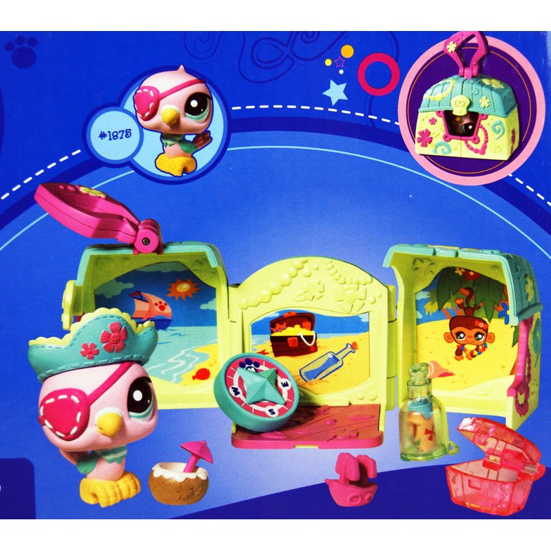Littlest Pet Shop On the Go Mini Parrot and Pet