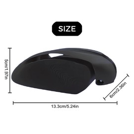1 Piece of Auxiliary Writing Tool, a grooved Stylus Clip Mouse Shaped Tool, Used to Treat idiopathic Tremor, Hand Weakness, and Low Grip Strength, Improve Writing Stability and Strength (Black)