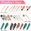 30 Pcs Acrylic Resin Barrettes, Cridoz Barrettes and Hair Clips