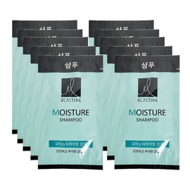 LG Household & Health Care Elastine Moisturizing Shampoo 8ml 10 Pouches / LG생활건강 엘라스틴 모이스춰라이징 샴푸 8ml 파우치 10개
