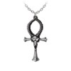 Alchemy Ankh of Ammon Pewter Pendant