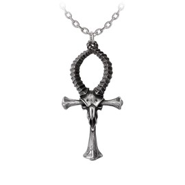 Alchemy Ankh of Ammon Pewter Pendant