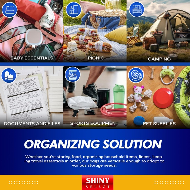 [PACK OF 25] Extra X-Large Big 5 Gallon Storage Bags