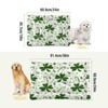 YETTASBIN St. Patrick's Day Clover Crate Pet Bed, Portable Washable