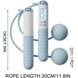 SOYTO Smart Jump Rope,Contador de Cuerdas para Entrenamiento,Cuerda de Saltar Uso Dual Interior y Exterior, Ligera y Ajustable,Cuerda para Saltar Inteligente para hacer ejercicio y perder peso (Rosa)