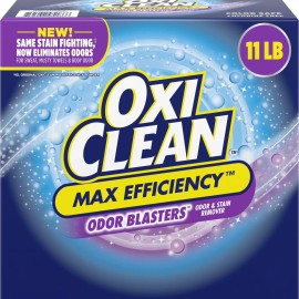 OxiClean Max Efficiency Odor Blasters Laundry Stain Remover Powder, 11 lb.