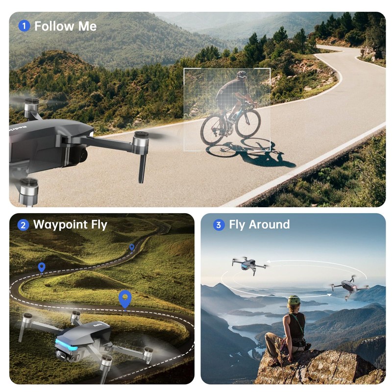 Drone with Camera 4K for Adults Beginners, Drone with GPS,