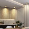 YYWYNUS 9W LED Ceiling Light 3 Inch Brass Recessed Lighting