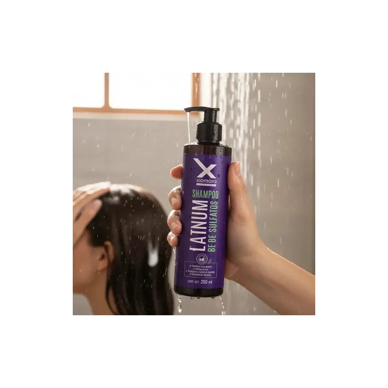 Shampoo Libre De Sulfatos Neutraliza Tonos Naranjas Xiomara