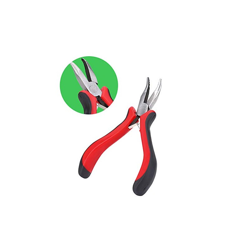 Kit para extensiones de peluca, que incluye alicates y 500