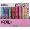 Create it! Beauty Lip Gloss Geur & Glitter, Pack of