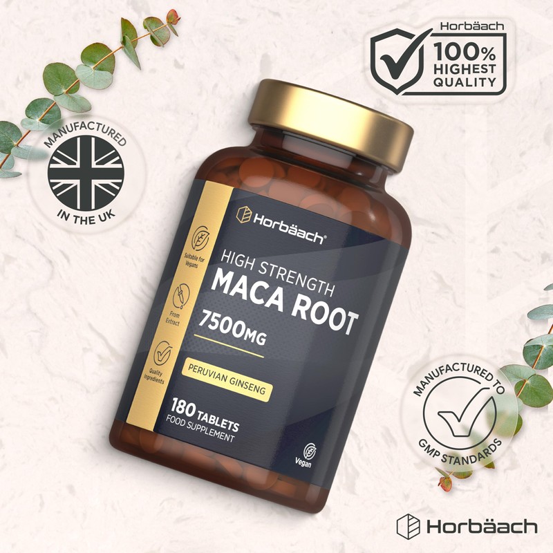 Maca Root 7500mg | High Strength Maca Supplement for Men