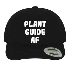 Plant Guide AF - Soft Dad Hat Baseball Cap, Black, One Size