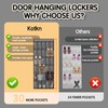 Kotkn Over the Door Shoe Organizer with 30 Breathable Mesh