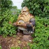 Viking Victor Dwarf Statue Garden Statue Miniature Ornaments for Home