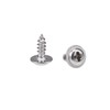 sourcing map 2x6mm Self Tapping Screws Phillips Pan Head with