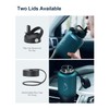 40oz Insulated Water Bottle Fits in Any Car Cup Holders,