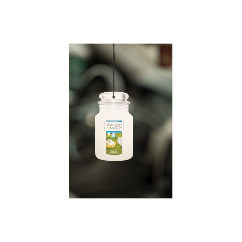 Yankee Candle Paper Car Jar, Clean Cotton