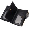 KOTORA Womens Small Wallets Leather RFID Blocking Bifold Zipper Coin