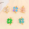 Kind Tan Lucky Four-Leaf Clover Necklace Pendant 5-Piece Pack Jewelry Pendant Lucky Necklace Four-Leaf Clover Pendant / 친절한탄씨 행운 네잎클로버 목걸이 팬던트 5개입 쥬얼리 펜던트 행운목걸이 네잎클로버팬던트