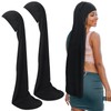 Twistover 2 Pcs Jumbo Dreadlock Cap Hair Dreads Head Wrap