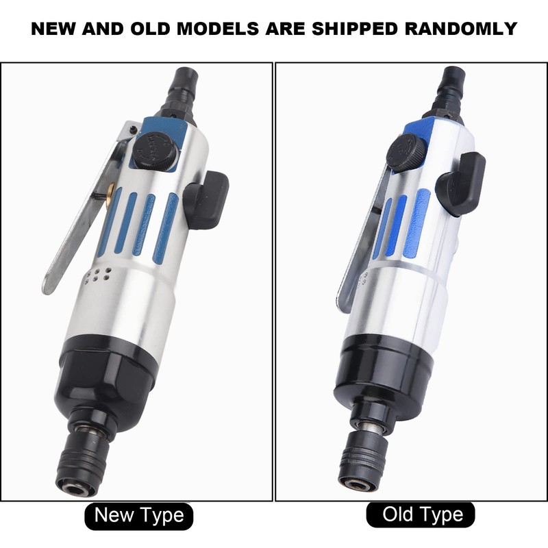Pneumatic Screwdriver, 1/4" Pneumatic Air Screwdriver Reversible Straight Hand Screw