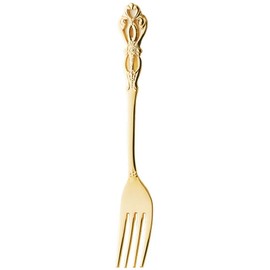 Takakuwa Metal Rune Dessert Fork, Gold, 406432