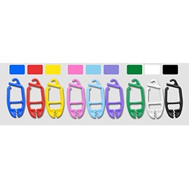 SUPI Pack of 15 Sock Clips Sock Holder Colour (Blue)