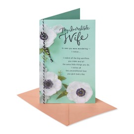 American Greetings Birthday Card for Wife (My Incredible Wife)