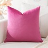 Artscope Luxury Velvet Cushion Covers Decorative Square Pillowcases Soft Solid