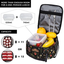 Magical Forest Leakproof Lunch Bag Large Capacity Lunchbox Insulated Reusable Lunch Tote Bags Cooler Lunch Container For Work/Office/Picnic/Travel